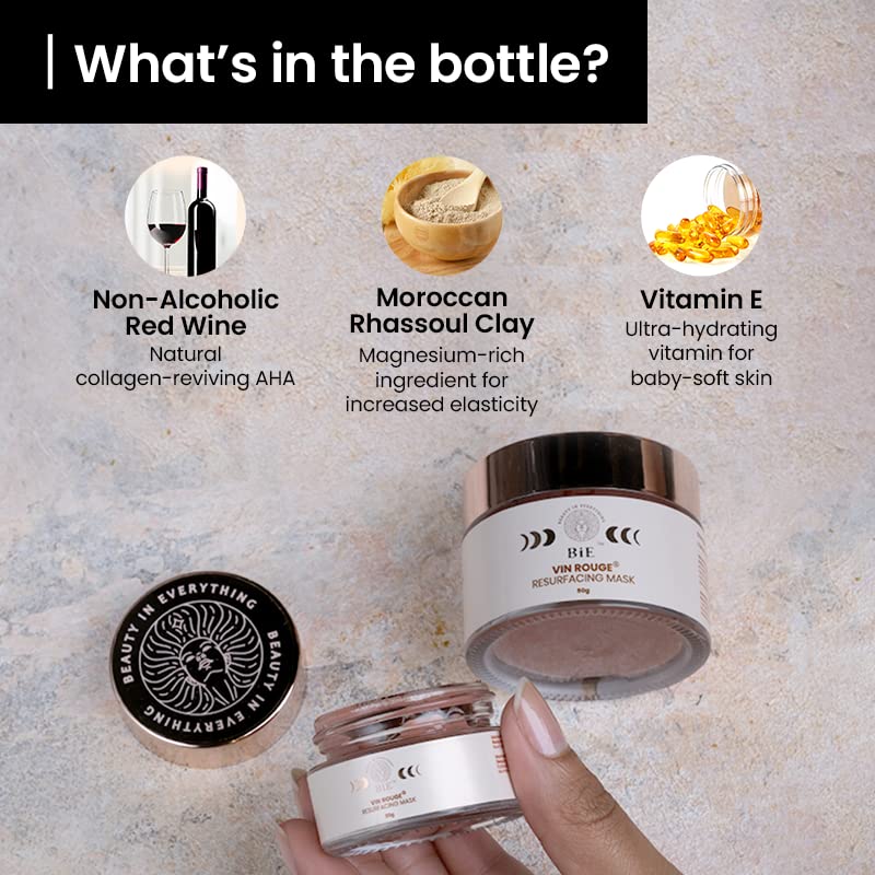 Vin Rouge - Resurfacing Mask With Vitamin E For Glowing Skin